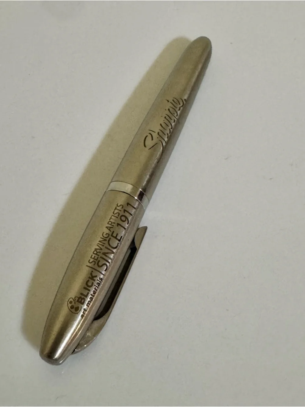Sharpie x Blick Art Materials Limited Edition Stainless Steel Refillable Marker